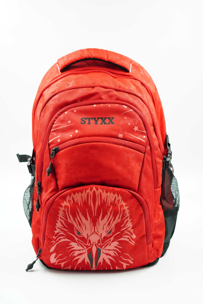 Bagmiller School bags in Chennai - Model Schooler - Styxx Red